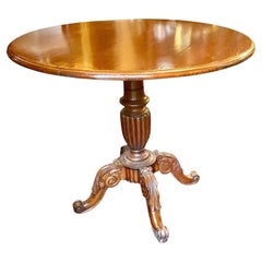 Antique French Rococo Mesa de servicio basculante