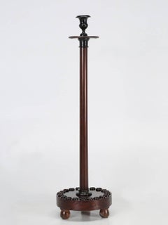 Antique French Rosewood Pool Cue Holder, circa 1880-1900
