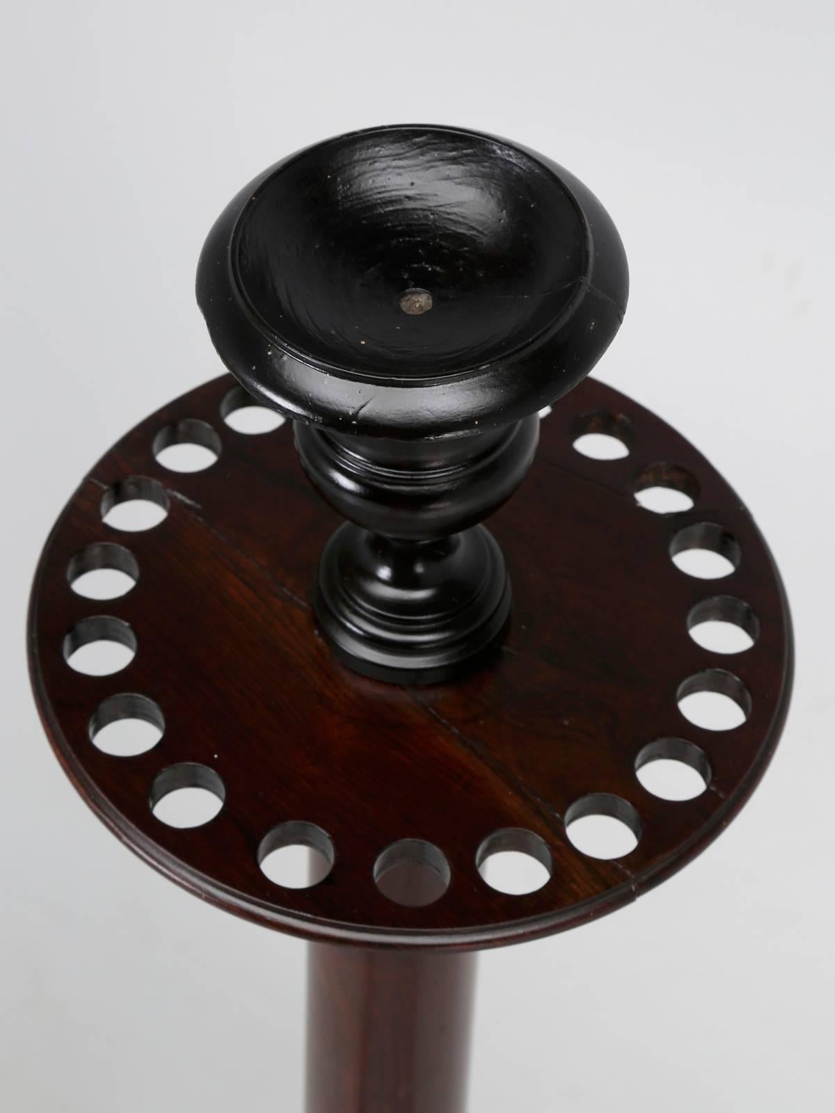 Antique French Rosewood Pool Cue Holder, circa 1880-1900 In Good Condition In Chicago, IL