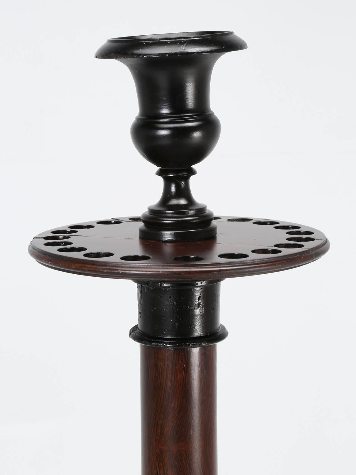 Late 19th Century Antique French Rosewood Pool Cue Holder, circa 1880-1900
