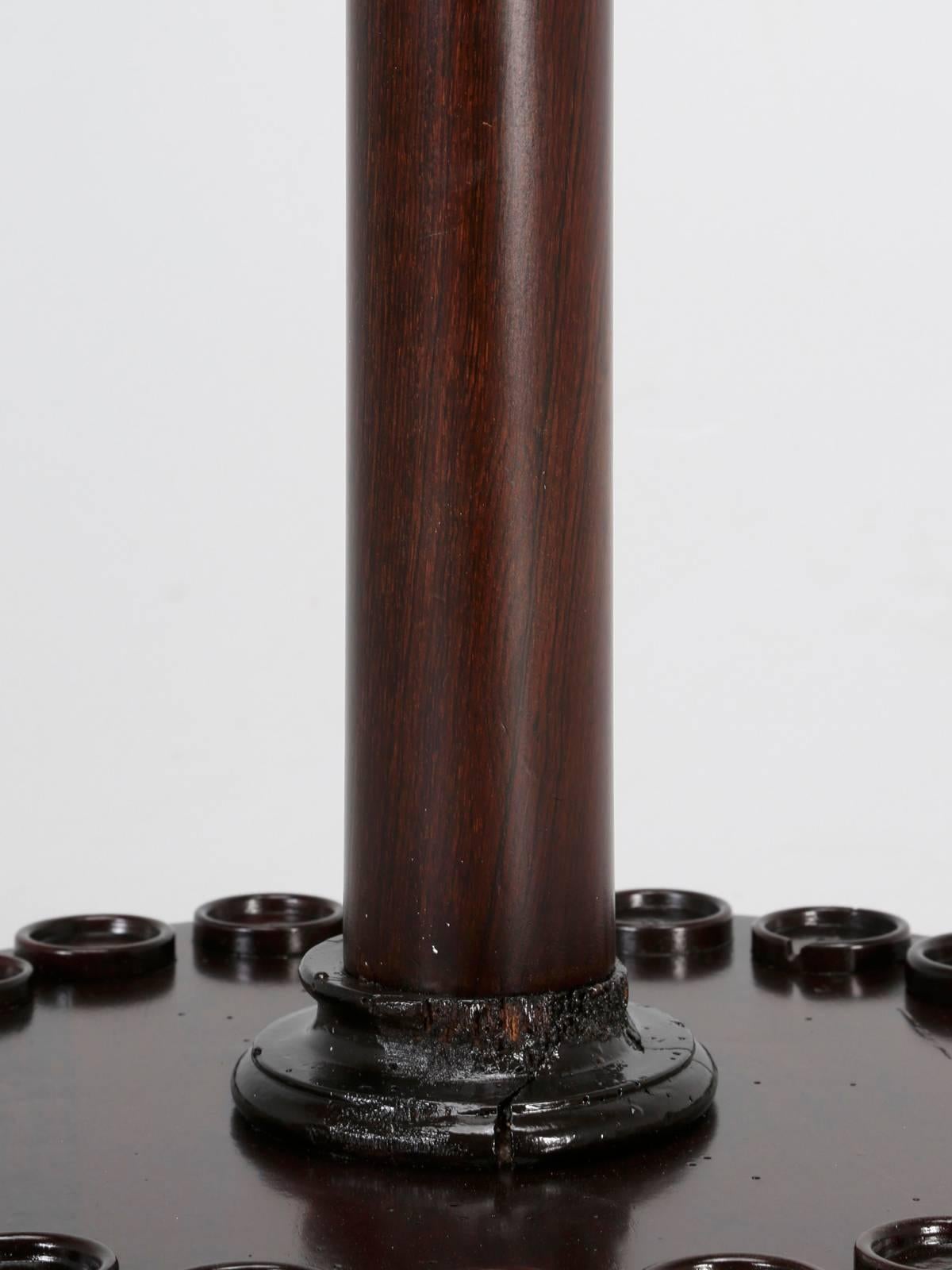 Antique French Rosewood Pool Cue Holder, circa 1880-1900 5