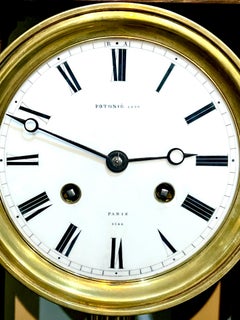 Antique French Rosewood Striking Mantel Clock