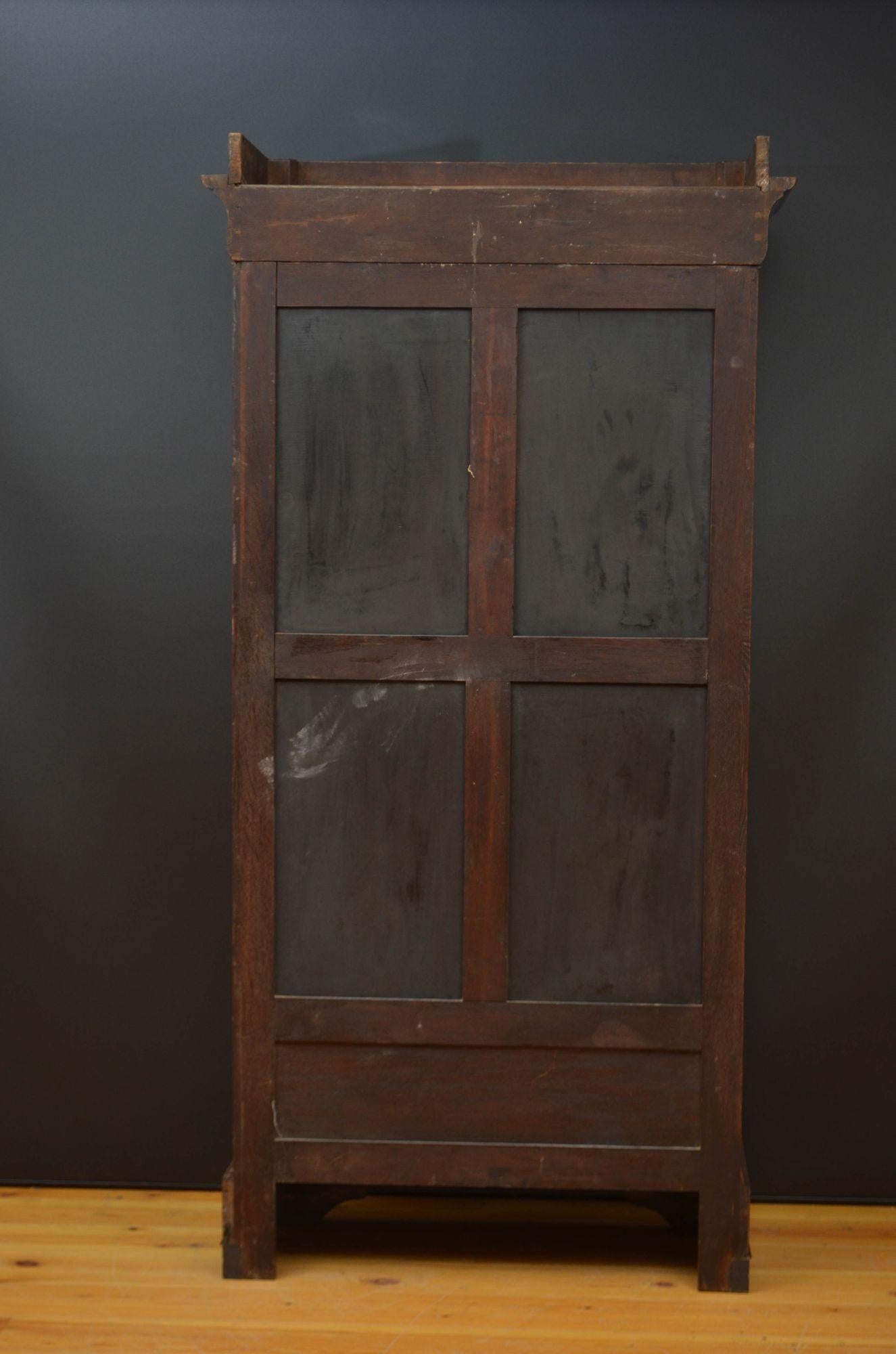 Antique French Rosewood Wardrobe or Bookcase 15
