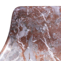 Antique French Rouge Royal Marble top Dining Table