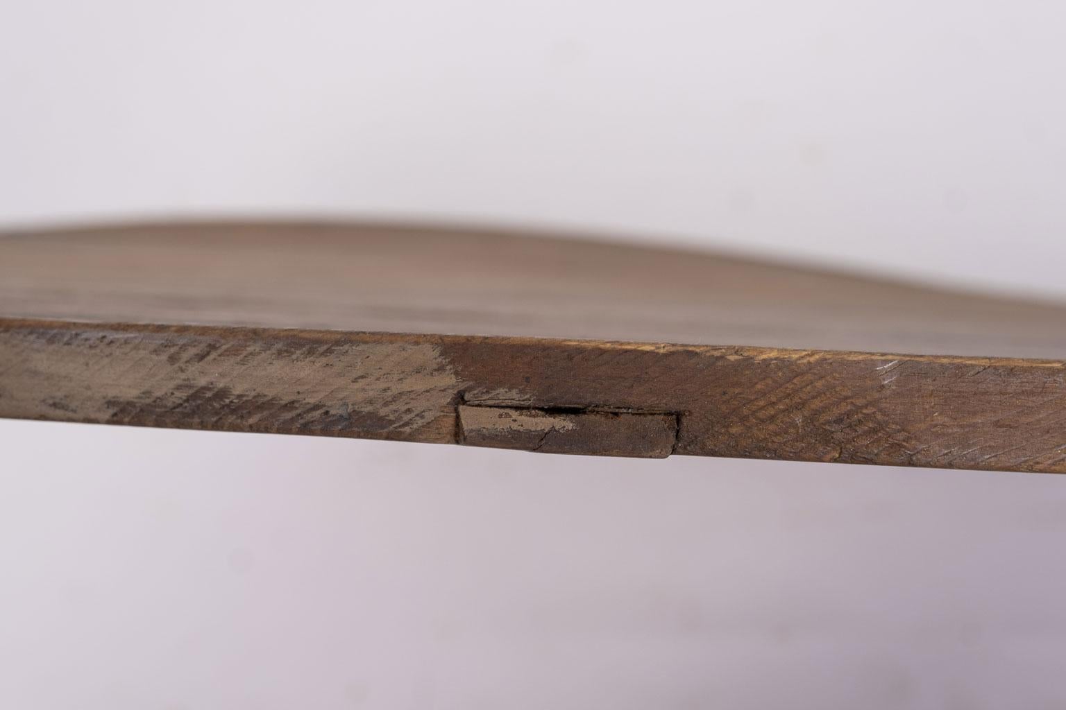 19th Century Antique French Round Bread Board