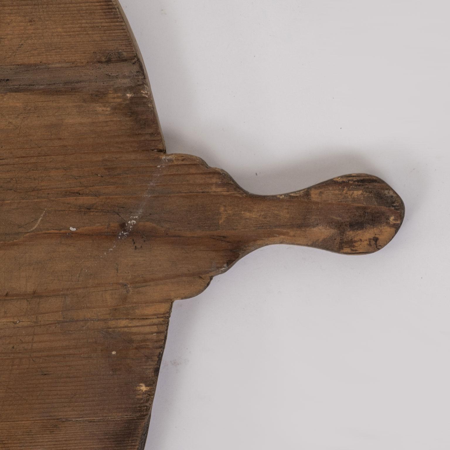 Pine Antique French Round Bread Board