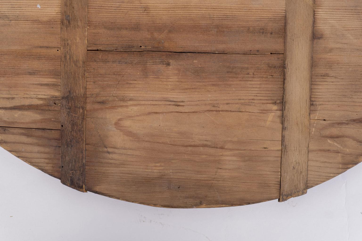 Antique French Round Bread Board 2