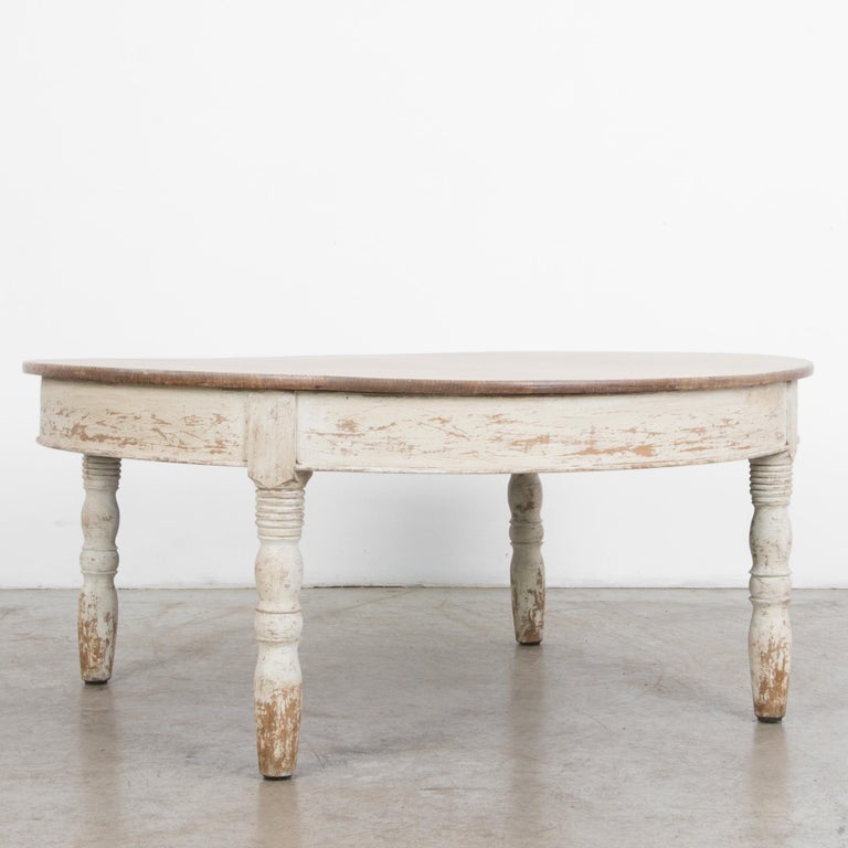 Antique French Round Coffee Table at 1stDibs