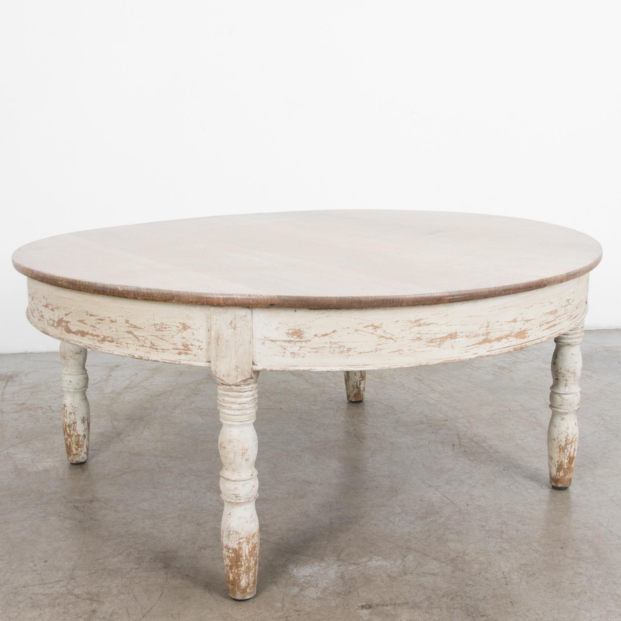 french country round coffee table