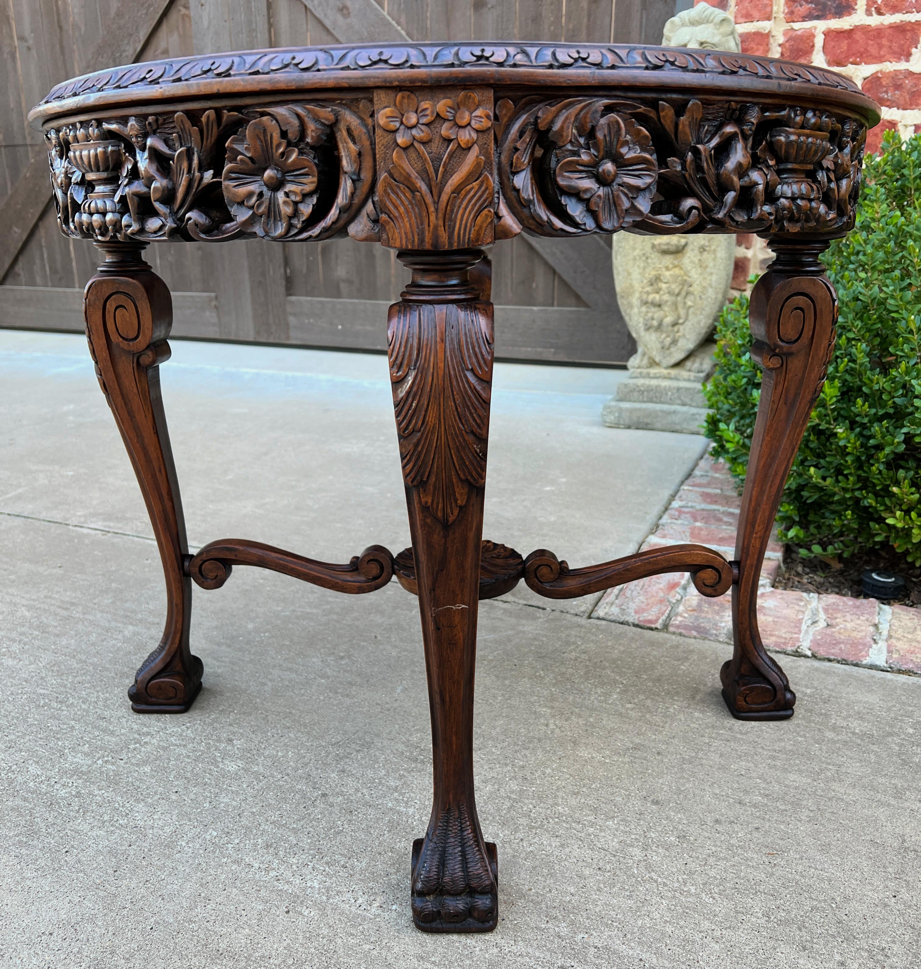 Antique French Round End Table Occasional Bed Table Caned Glass Top Walnut 19c In Good Condition For Sale In Tyler, TX