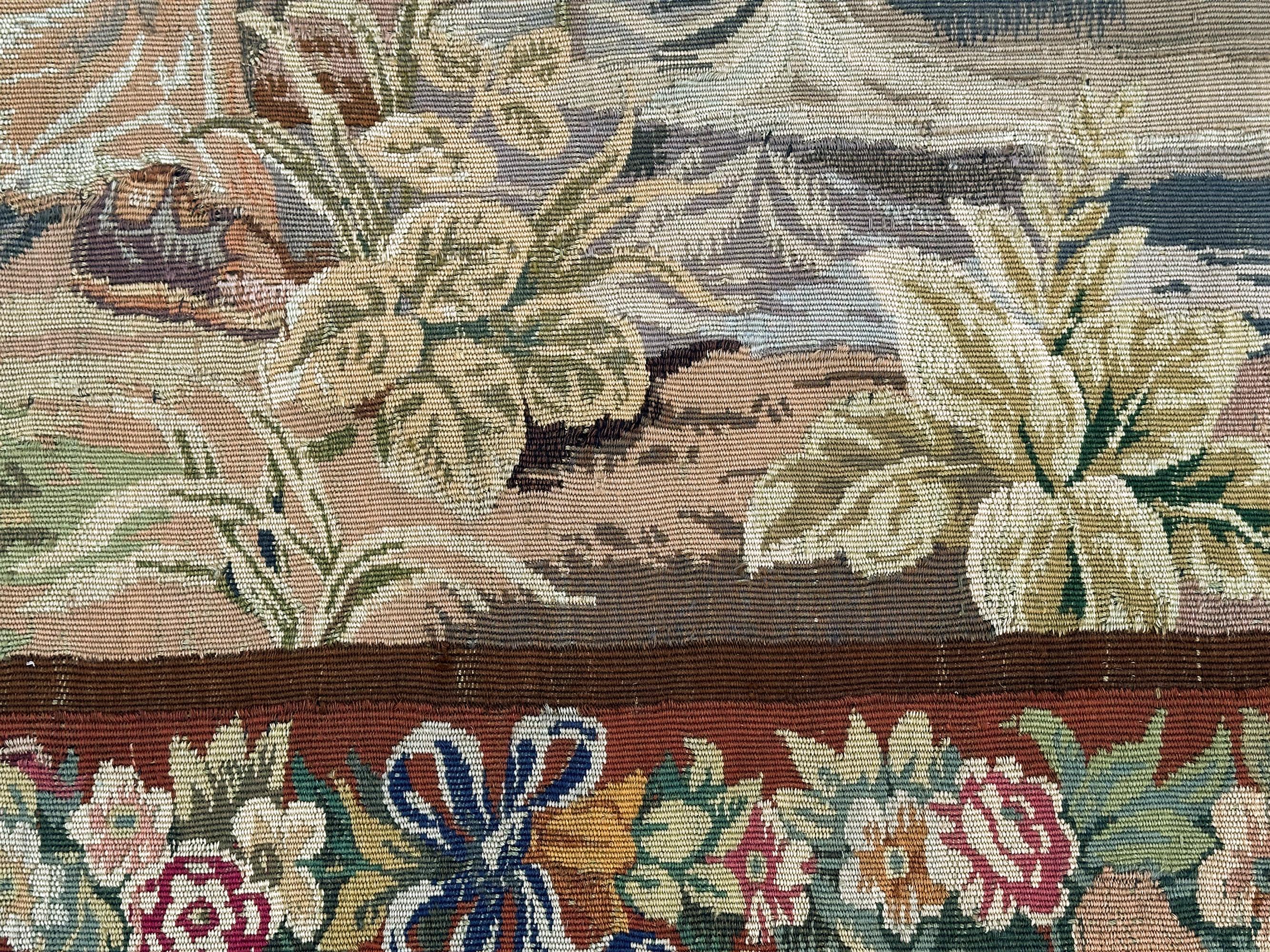 Hand-Woven Antique French Royale 7x8 Fine Tapestry 213cm×244cm Queen Boudica Scene c.1890 For Sale