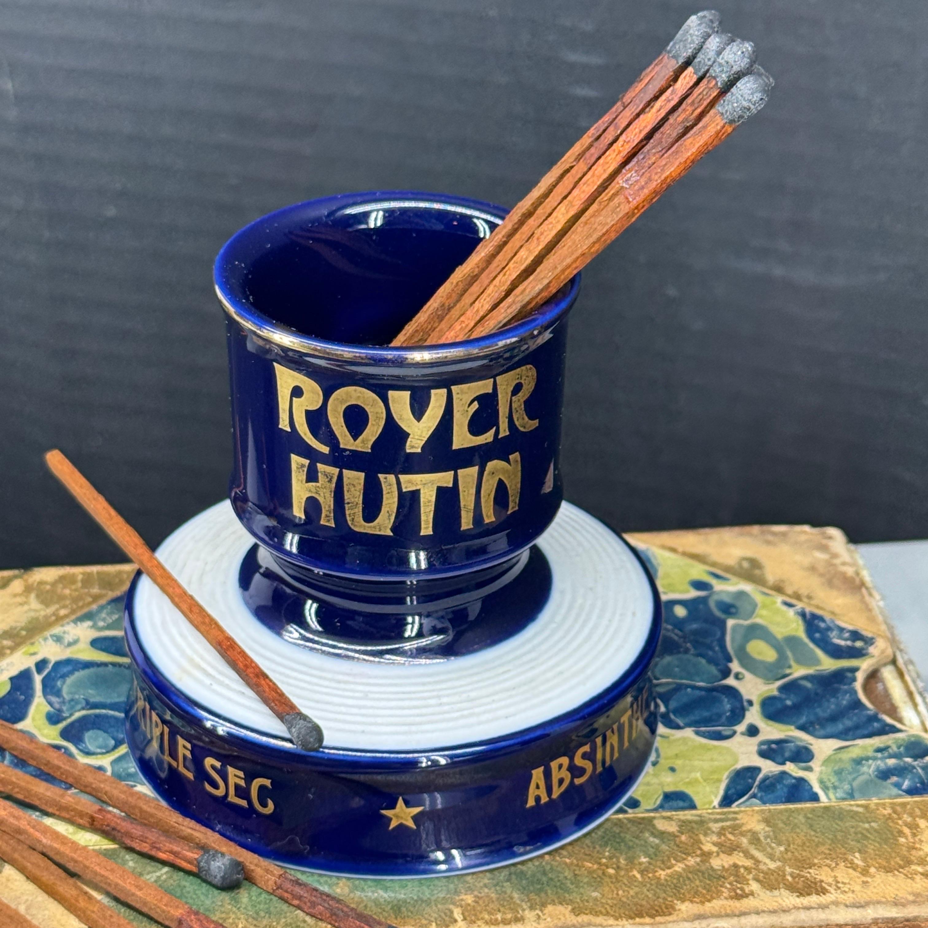 Portafósforos Royer Hutin Francés Antiguo Con Cerradero 7