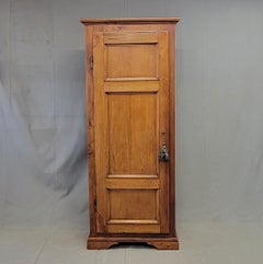 Antique French Rustic Pine and Cherry Wood Cupboard