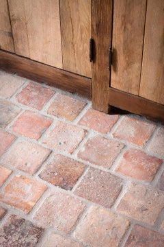 Antique French Salmon Nuanced Terracotta Floor Tiles - we sell them per 20 m2.