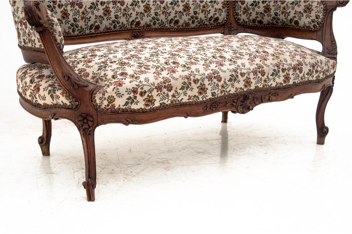Cotton Antique French Salon Set in the Louis Philippe Style