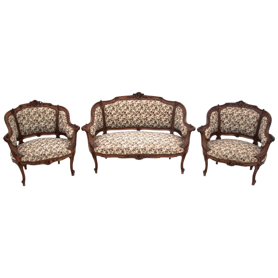 Antique French Salon Set in the Louis Philippe Style