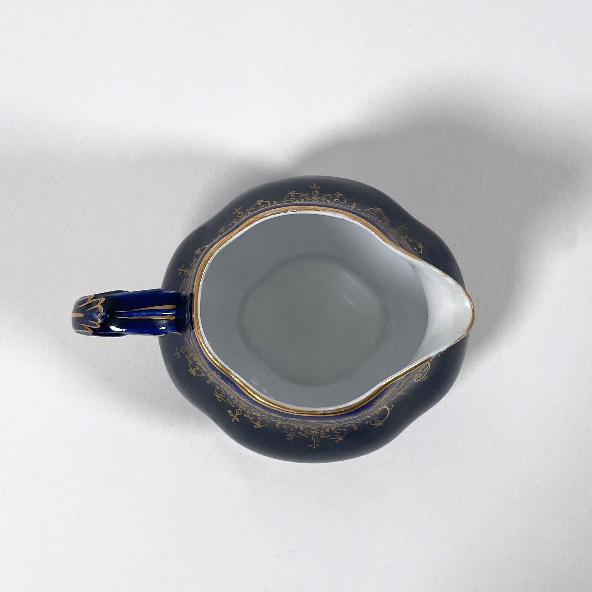 20th Century Antique French Sarreguemines Milk Jug, Early 1900s For Sale