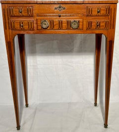 Antique French Satinwood "Poudreuse" or Lady's Dressing / Powder Table, Ca. 1860