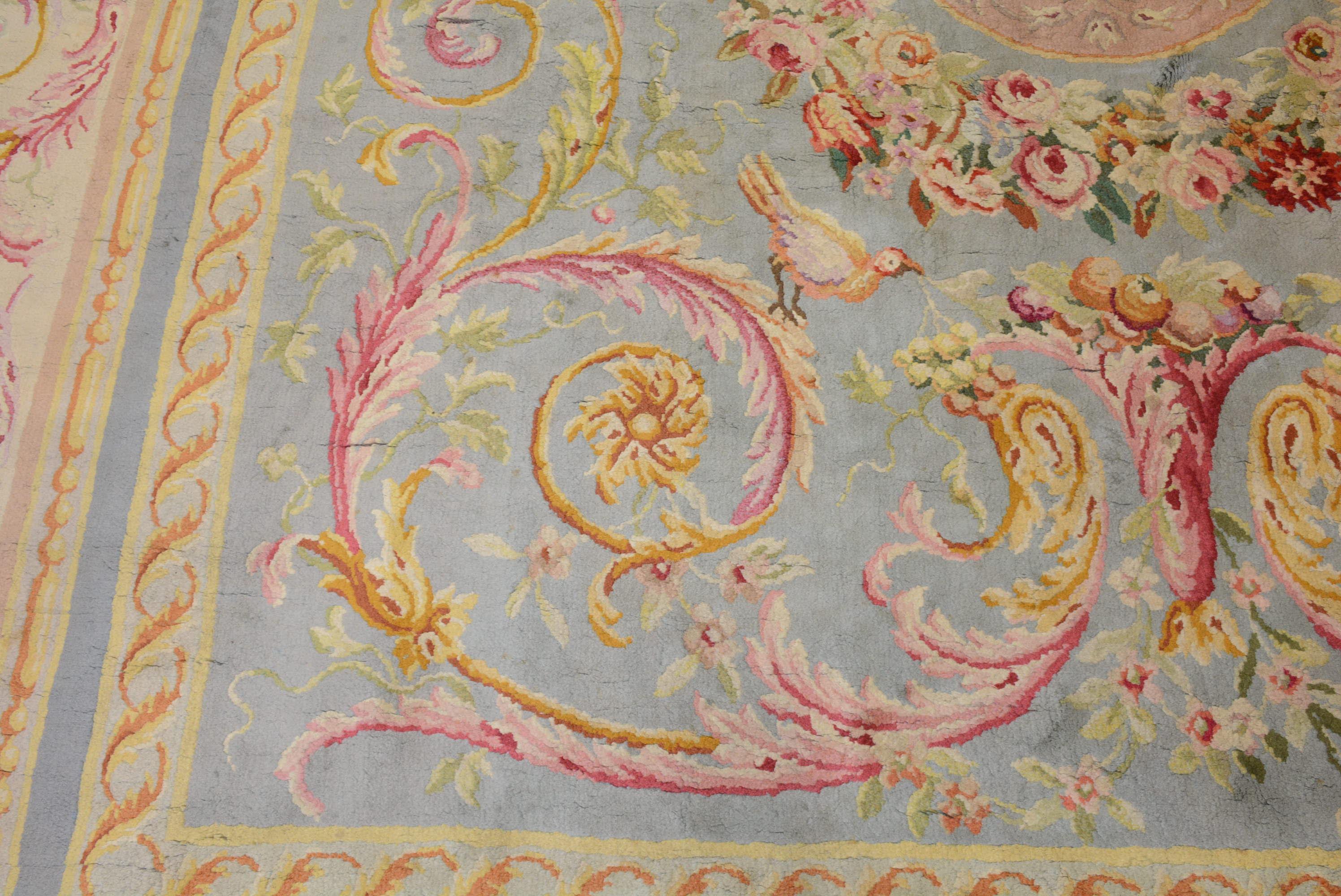 Antique French Savonnerie Carpet For Sale 3