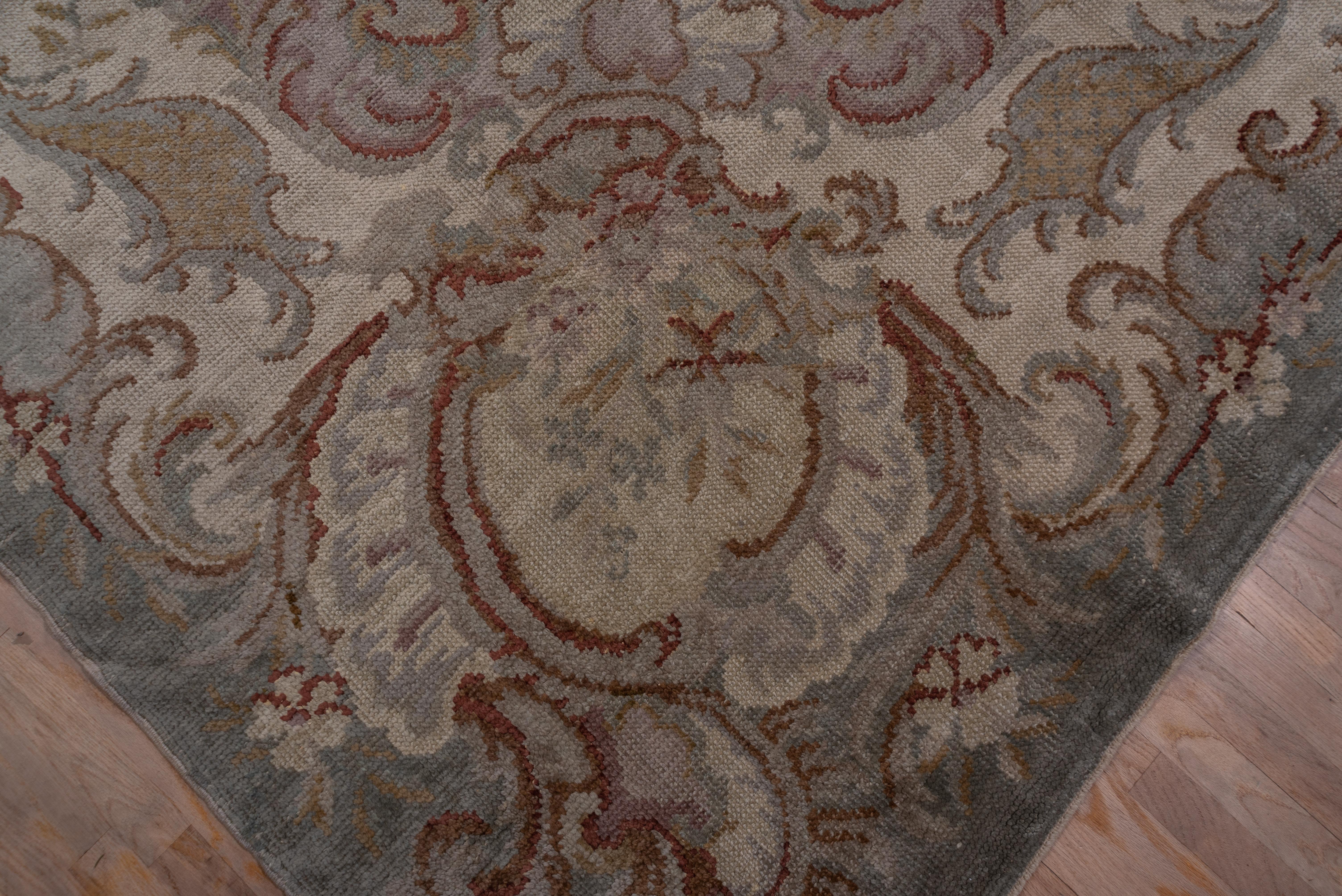 Hand-Woven Antique French Savonnerie Carpet