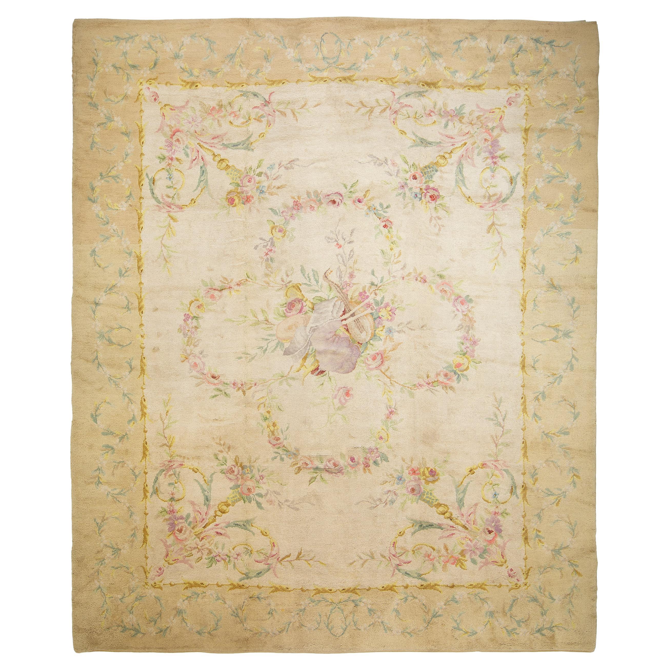 Antique French Savonnerie Carpet