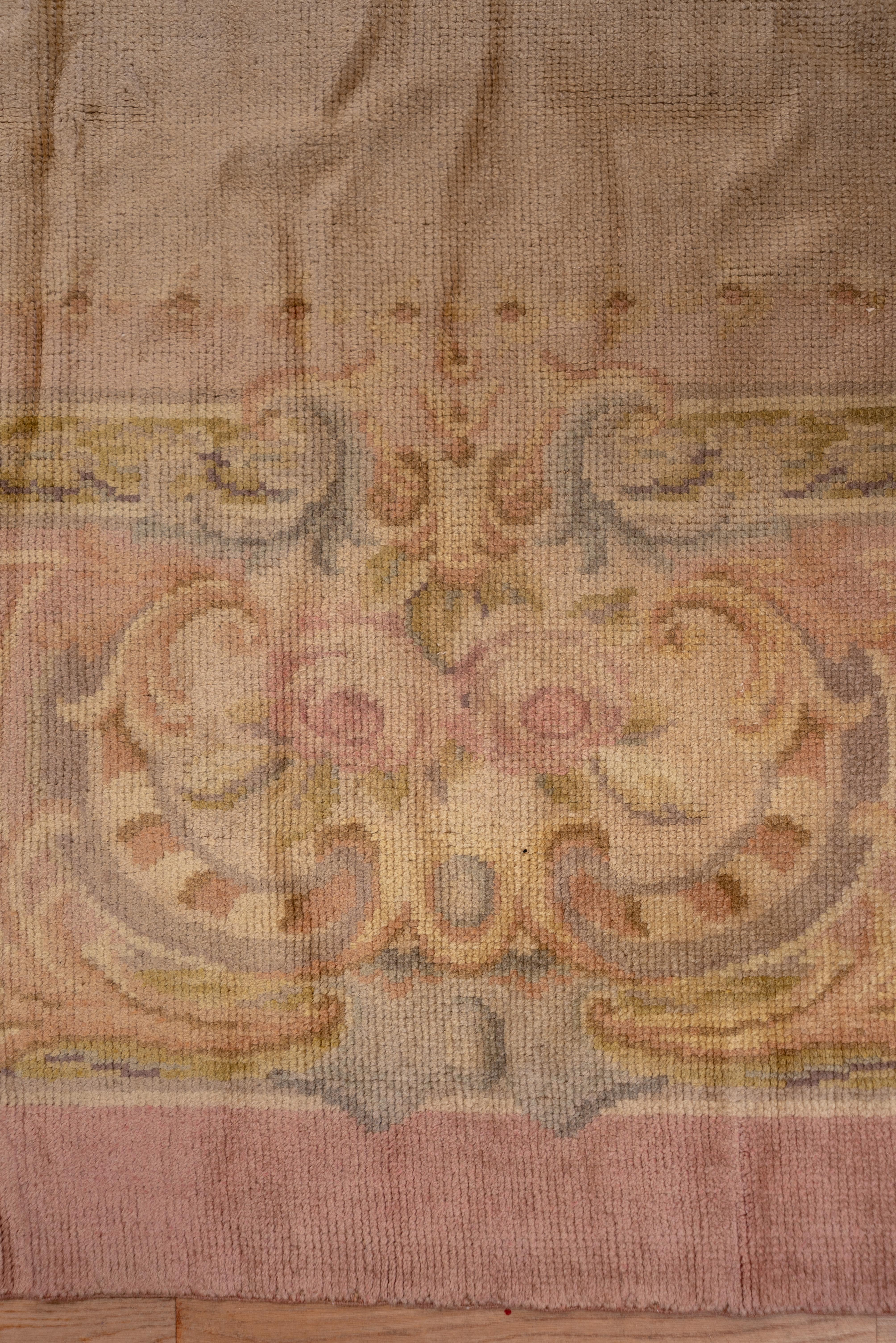 Hand-Woven Antique French Savonnerie Mansion Carpet, Rococo Style, circa 1910s For Sale