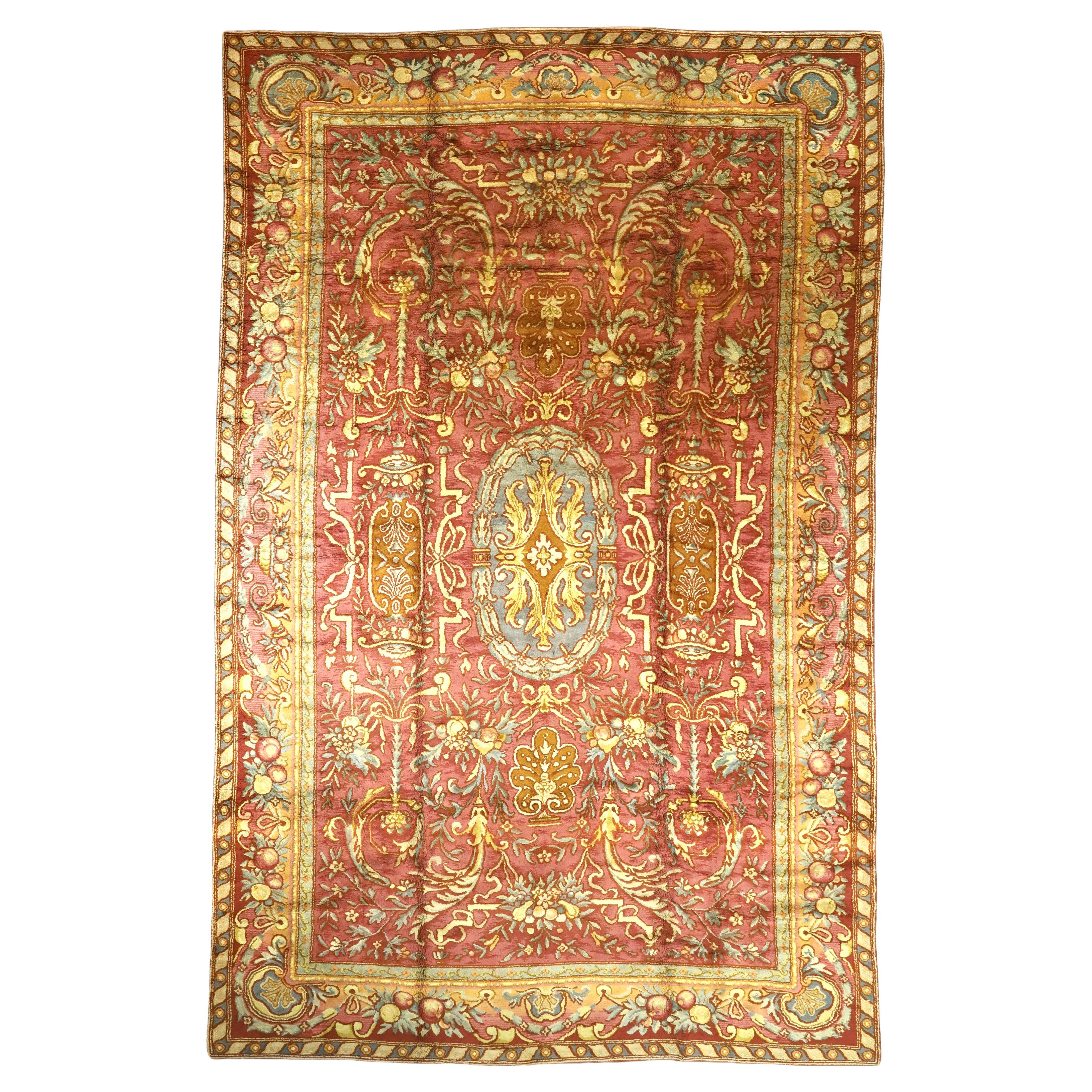 Antique French Savonnerie Rug 12'0" x 18’5”