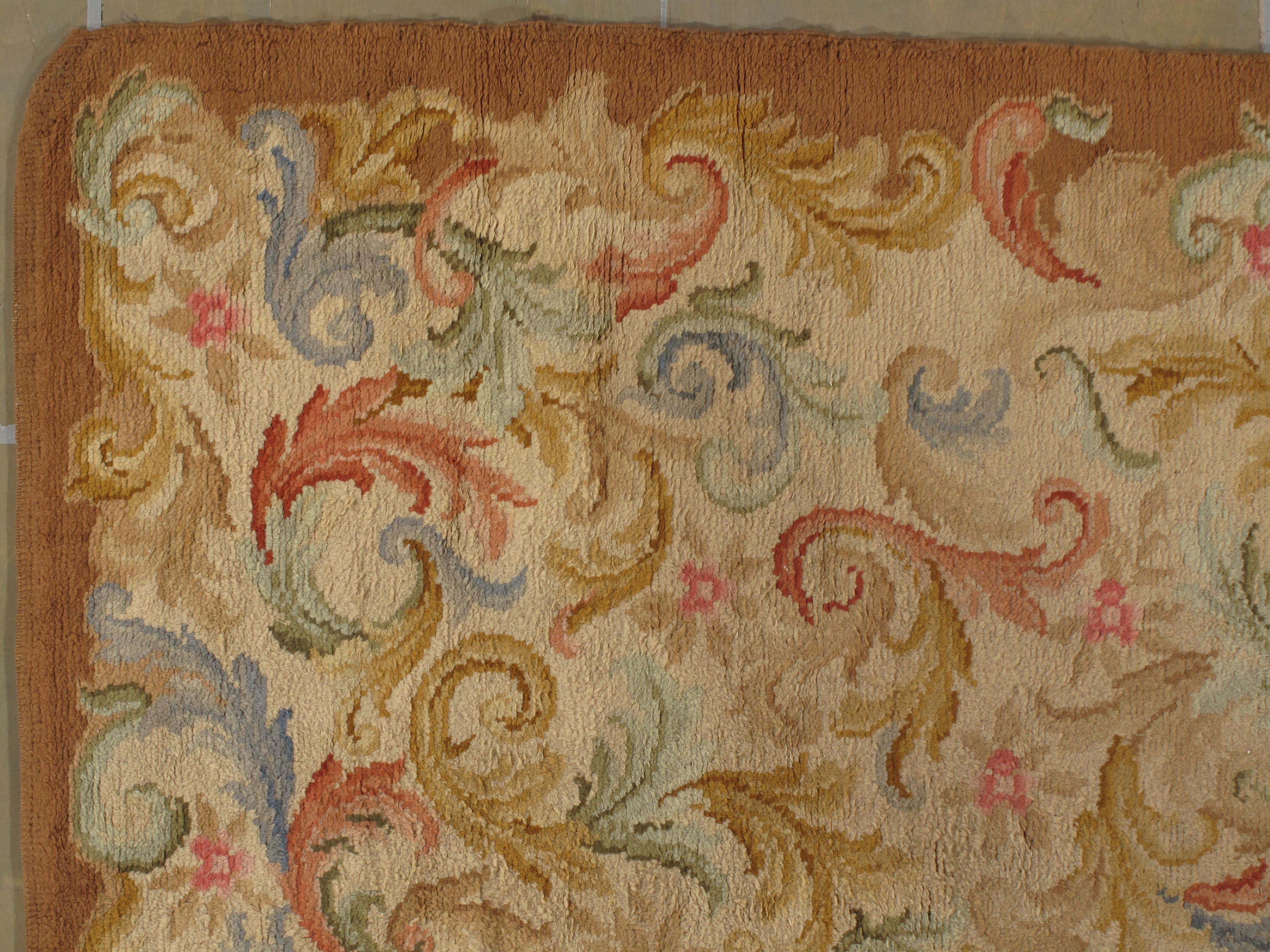 Antiker französischer Savonnerie-Teppich, 6'8 x 8'6 im Angebot 8