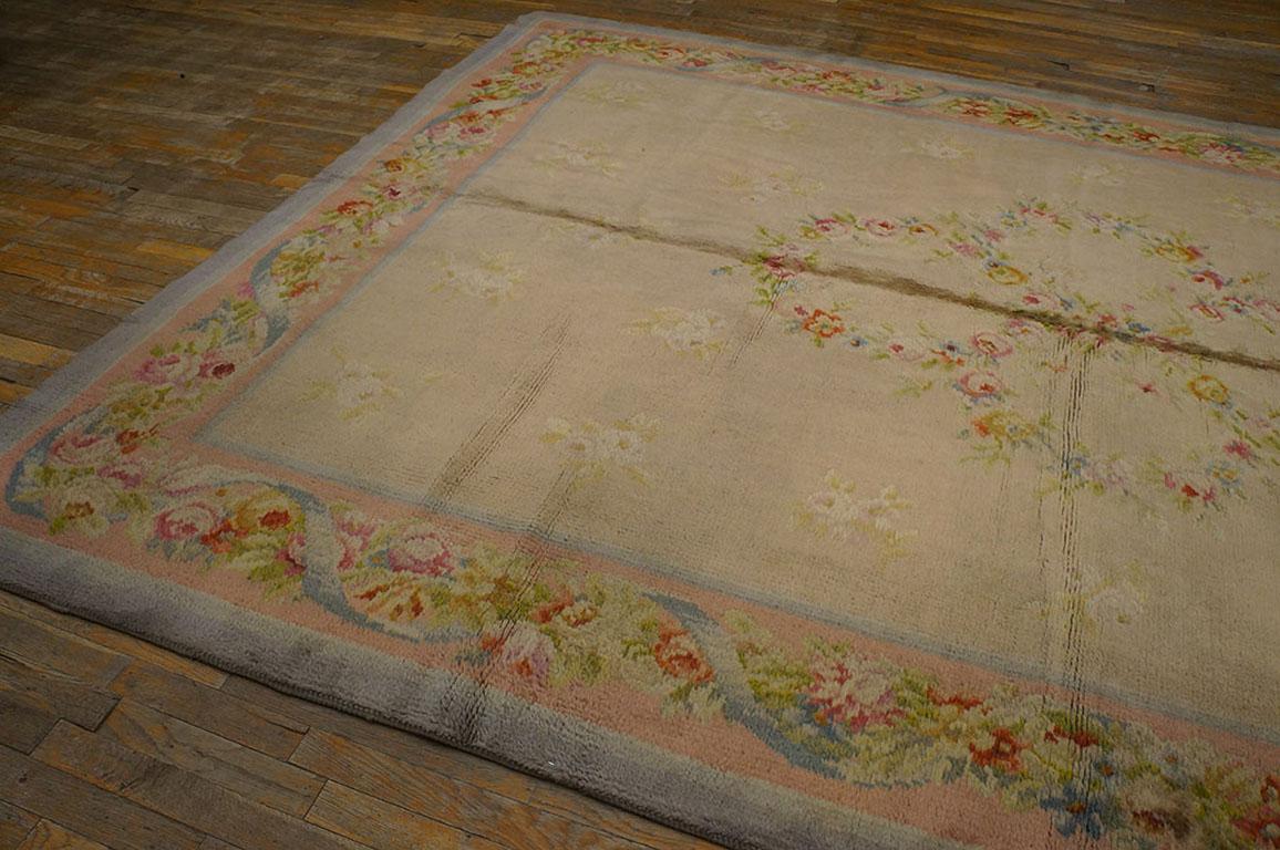 Early 20th Century French Savonnerie Carpet ( 8'2
