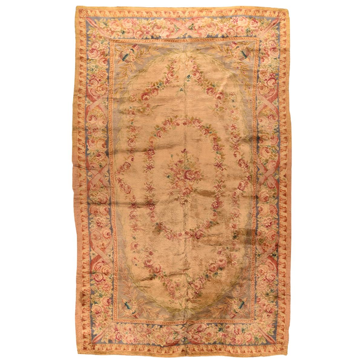 Antique French Savonnerie Rug For Sale at 1stDibs