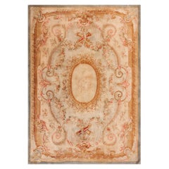 Antique 19th Century French Savonnerie Carpet ( 8'8" x 12'3" - 265 x 373 )