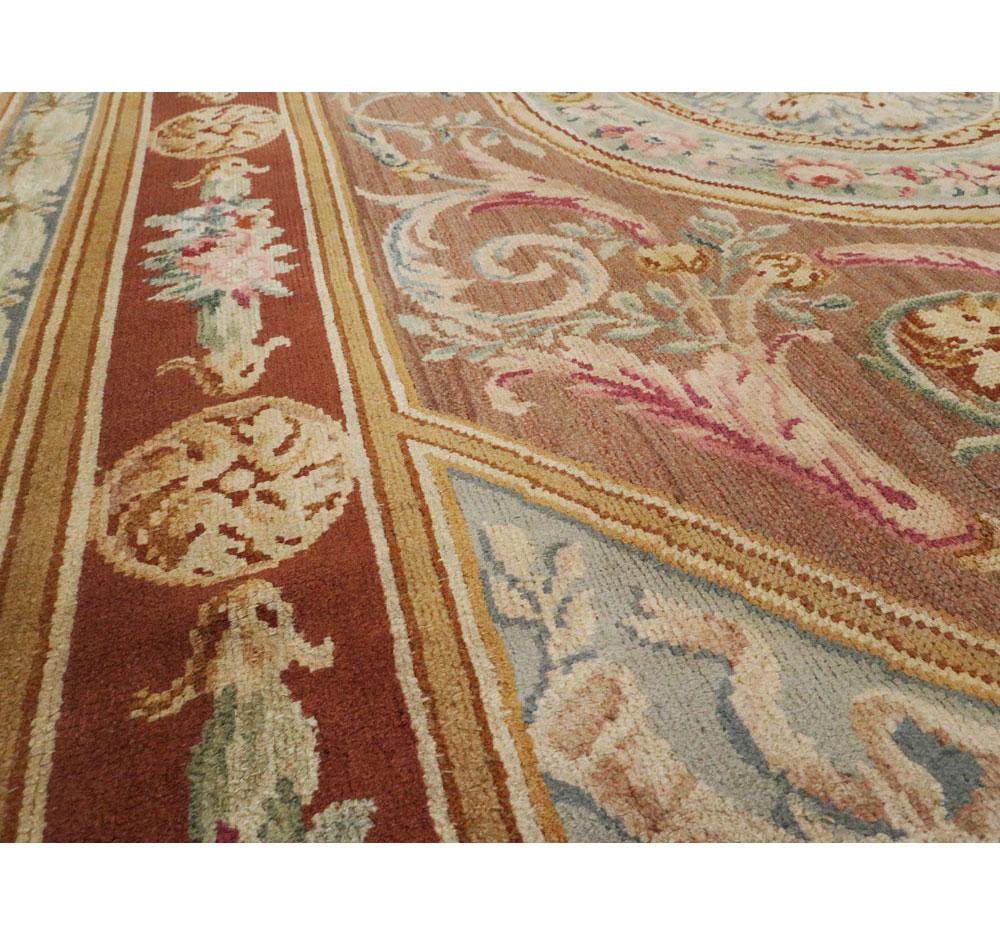 20th Century Antique French Savonnerie Rug in the Style of Louis XV For Sale
