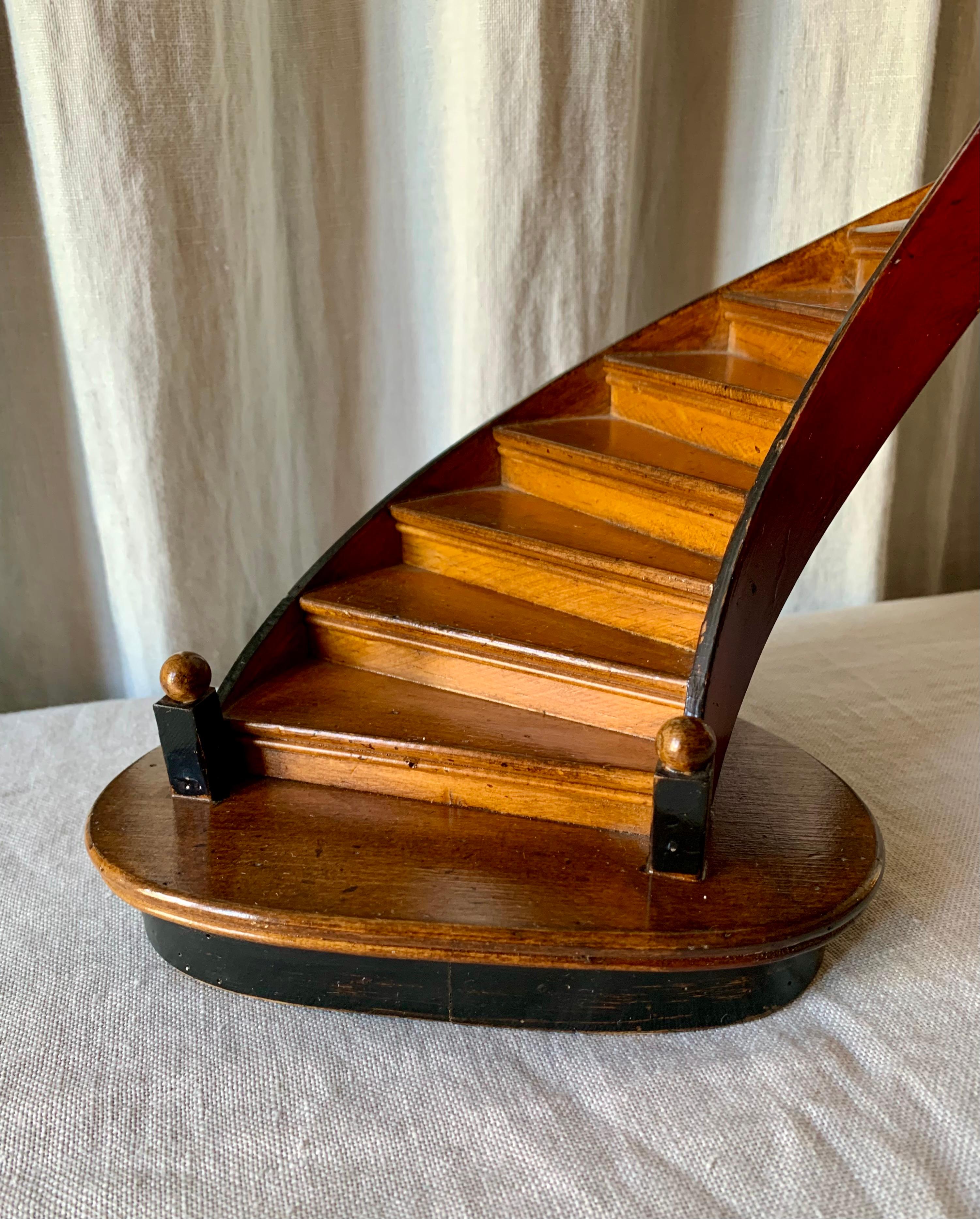 Antique French Scale Model Spiral Staircase 2