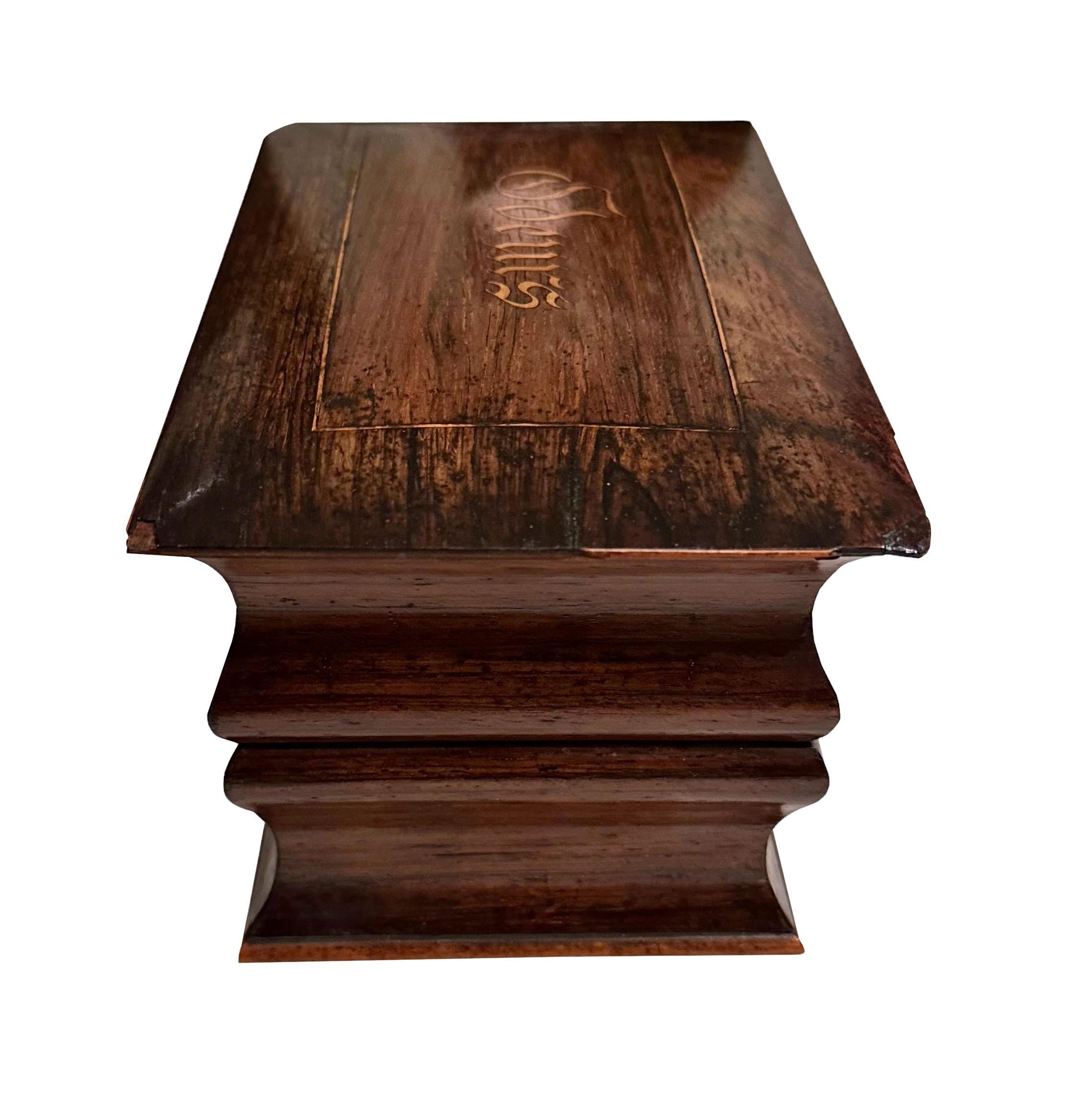Wood Antique French Scent Box  For Sale