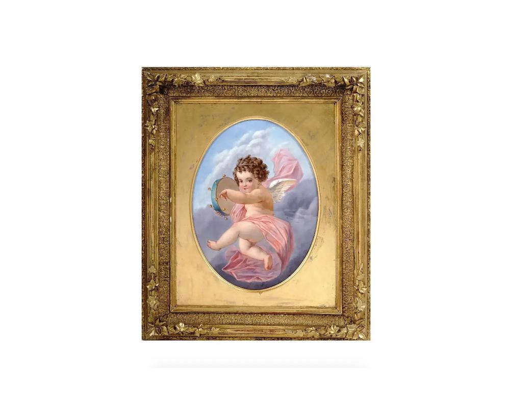 Antique French School Porcelain Plaques 19th Century In Good Condition In New York, NY