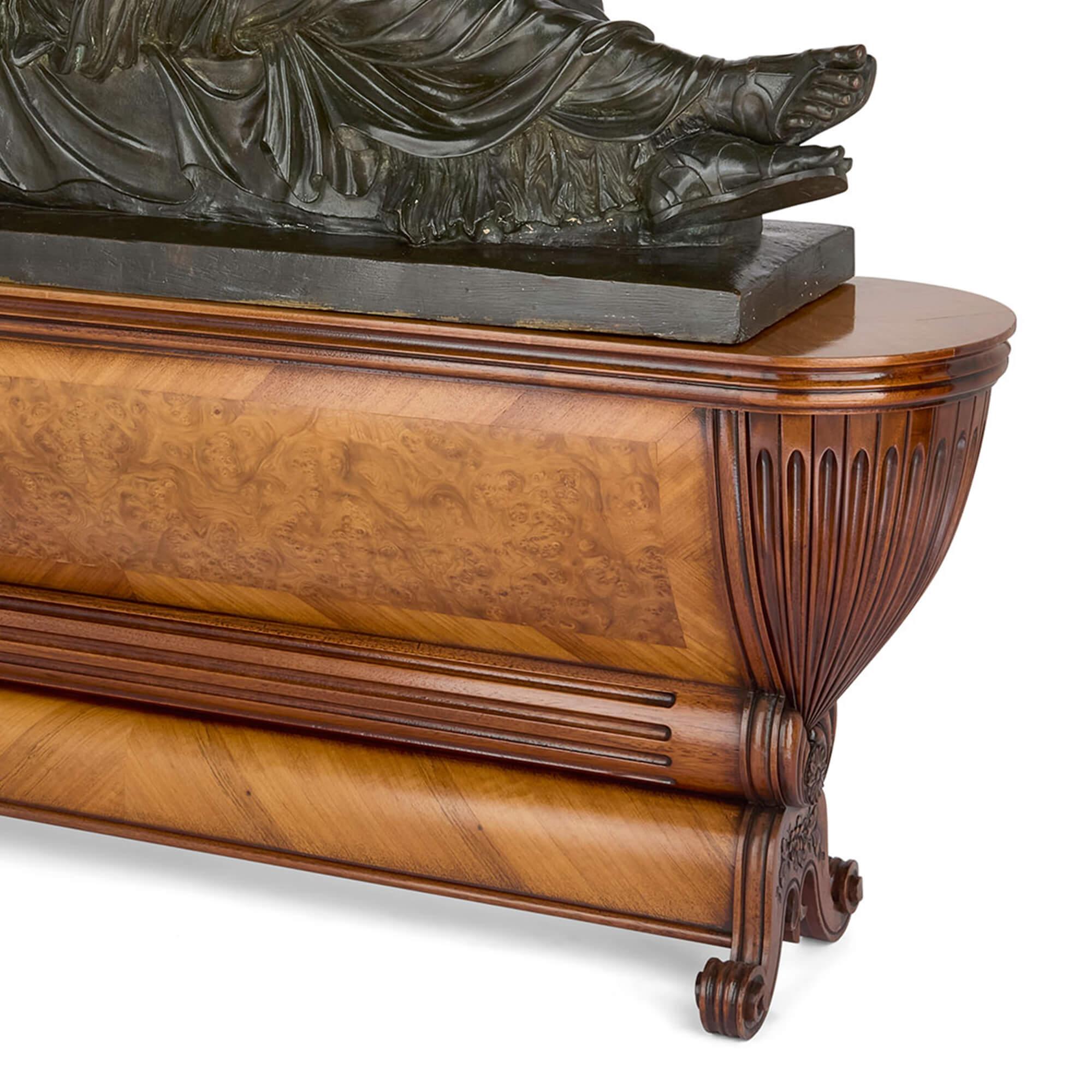 Antique French Skulptur Patinated Bronze Zwei Schicksale Barbedienne Lequesne im Zustand „Gut“ im Angebot in London, GB