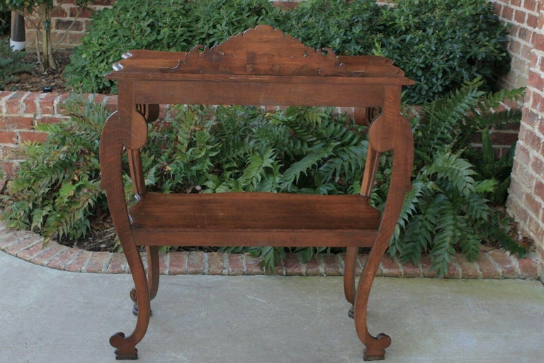 Antique French Server Dessert Table 2-Tier Sideboard Console Sofa Table ...