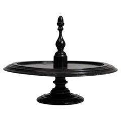 Antique French Serving Platter, Warm Brown Wood, Early 20th Century