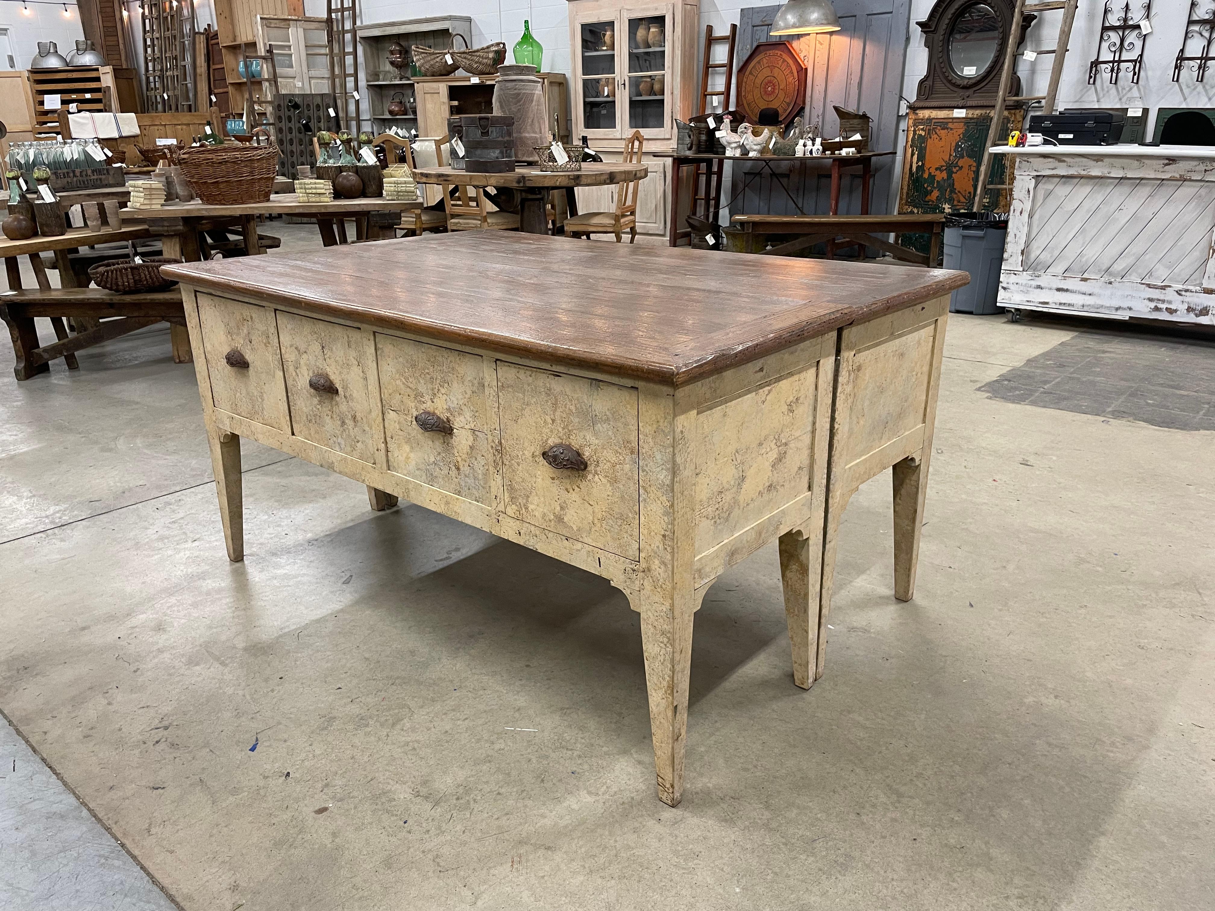Antique French Serving Table For Sale 3