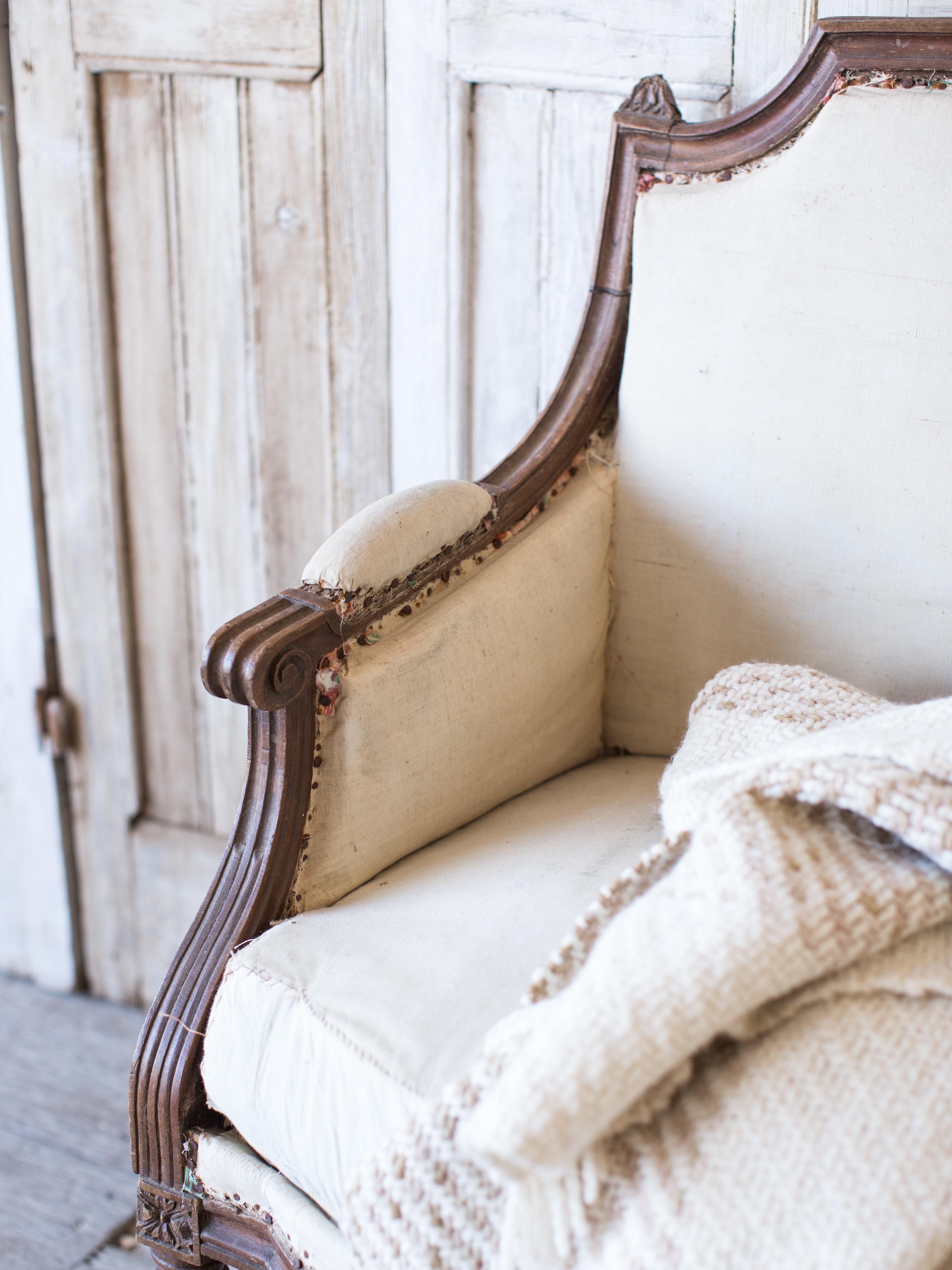 Antique French Settee, 1800 3