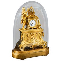 Antique French Sevres Ormolu Mantel Clock by Leroy Paris 19th Century