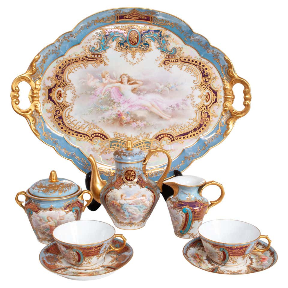 Full Retro Tea Set Antique and Vintage Tea Sets - 2,274 For Sale at 1stDibs | vintage tea ...
