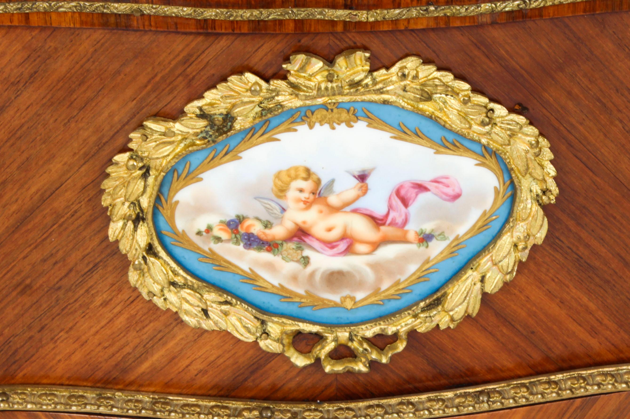 Antique French Sevres Porcelain Ormolu Mounted Jardiniere 19th Century In Good Condition In London, GB