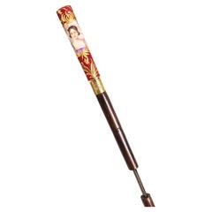Antique French Sevres Porcelain Walking / Sword Stick 19th C 89cm / 35 inches