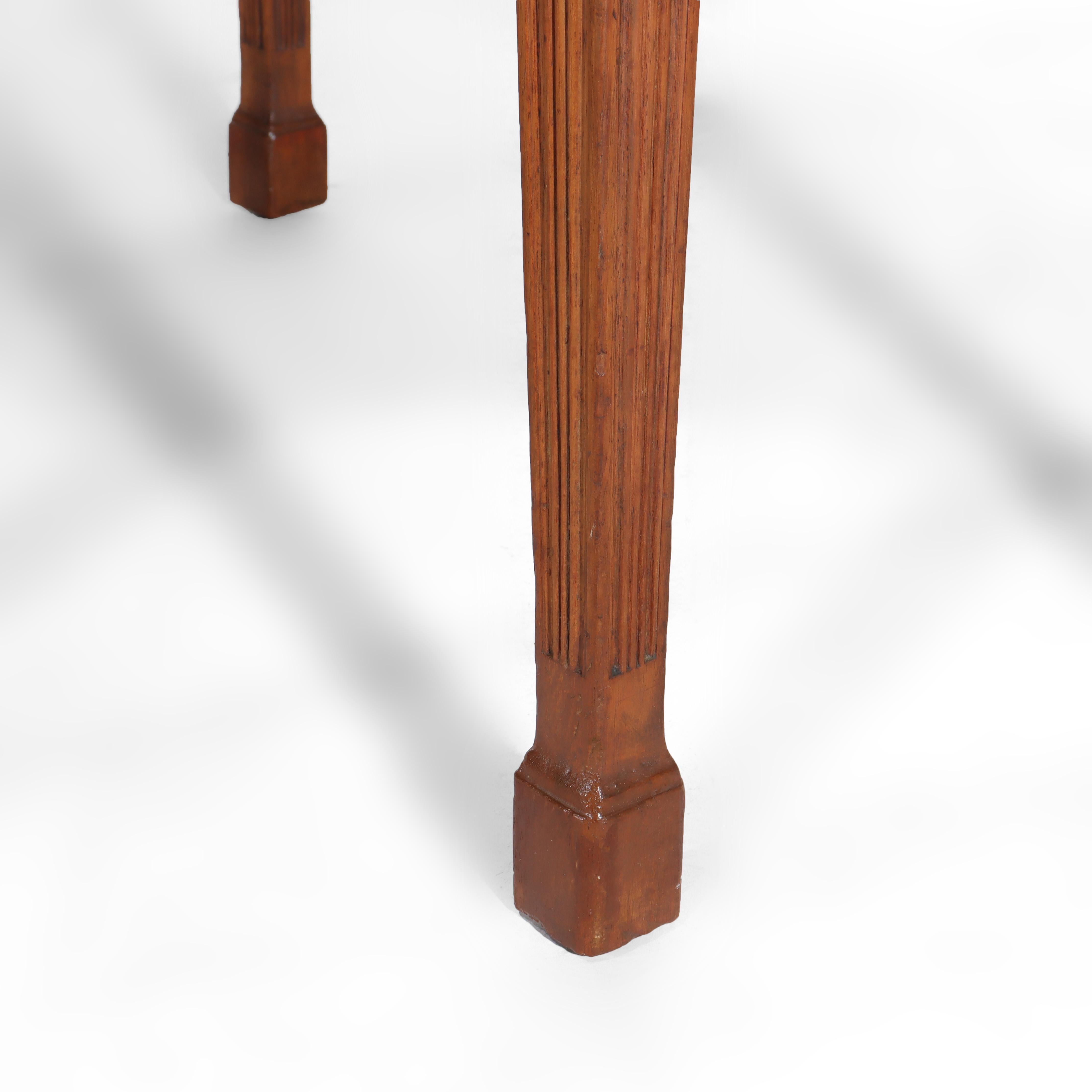 Antique French Sheraton Credenza in mogano intagliato Circa 1930 in vendita 6