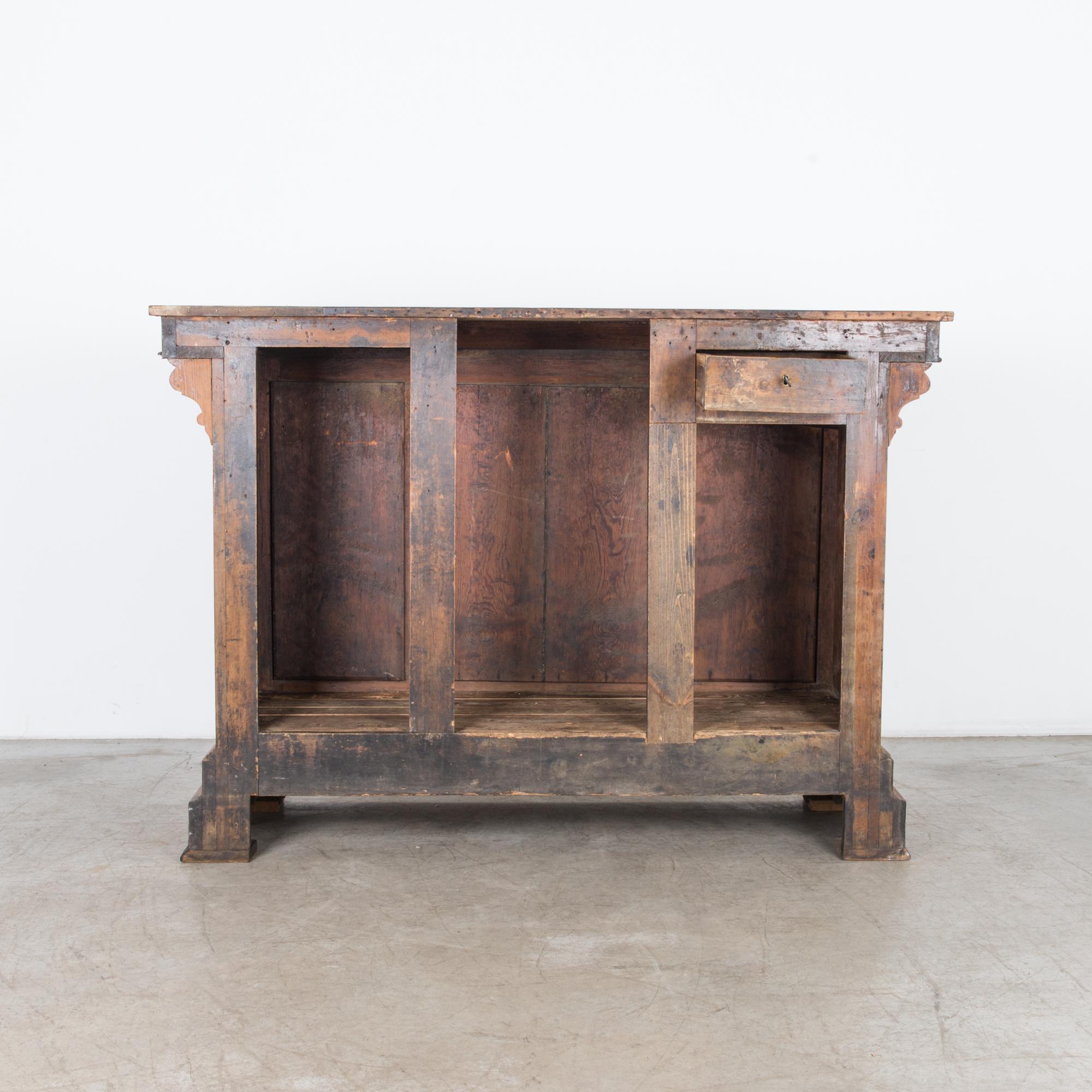 Neoclassical Revival Antique French Shop Counter