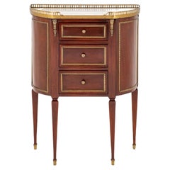 Antique French Side Cabinet Mahogany, 1890