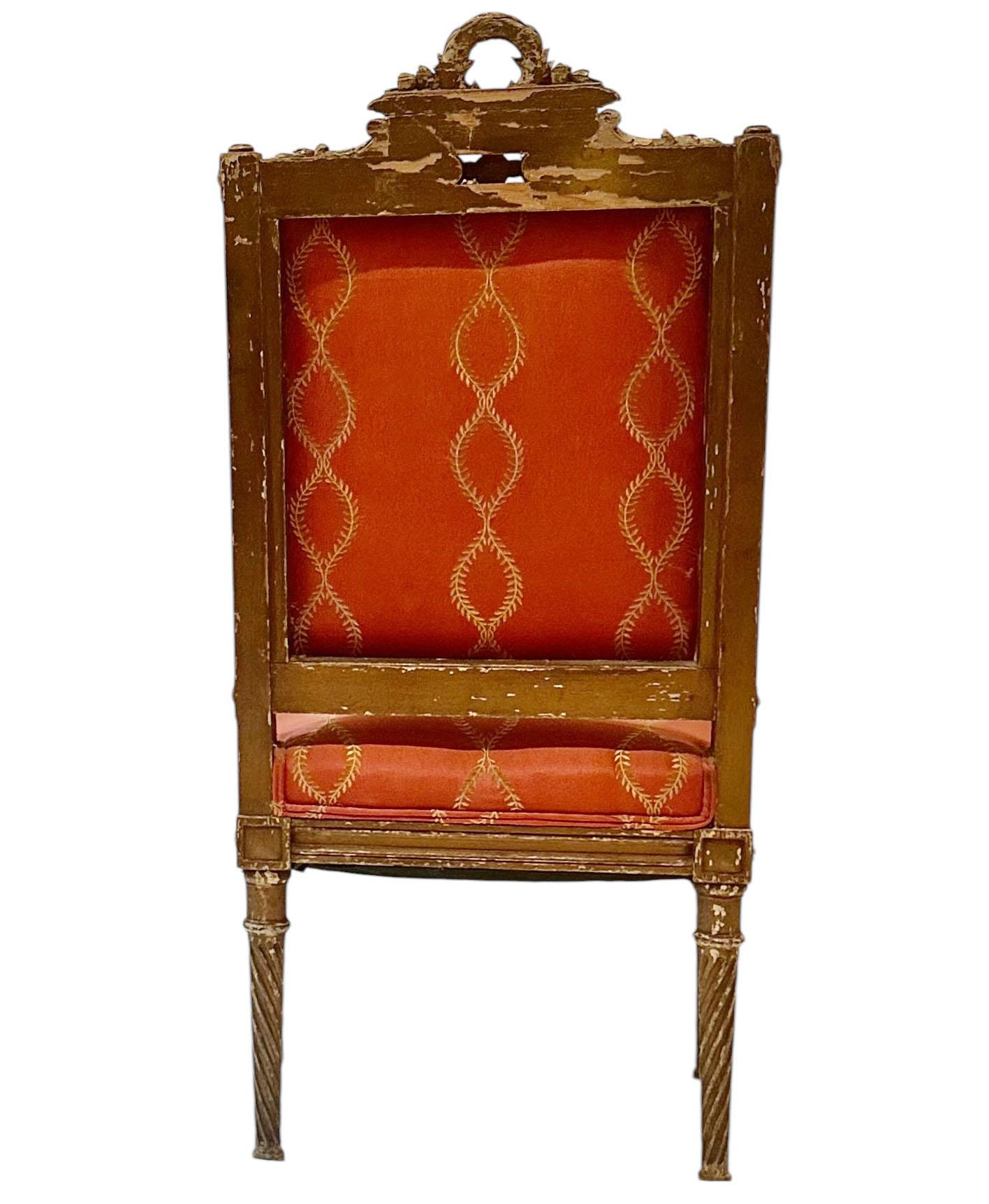 Antique French Side Chair In Good Condition For Sale In Tampa, FL