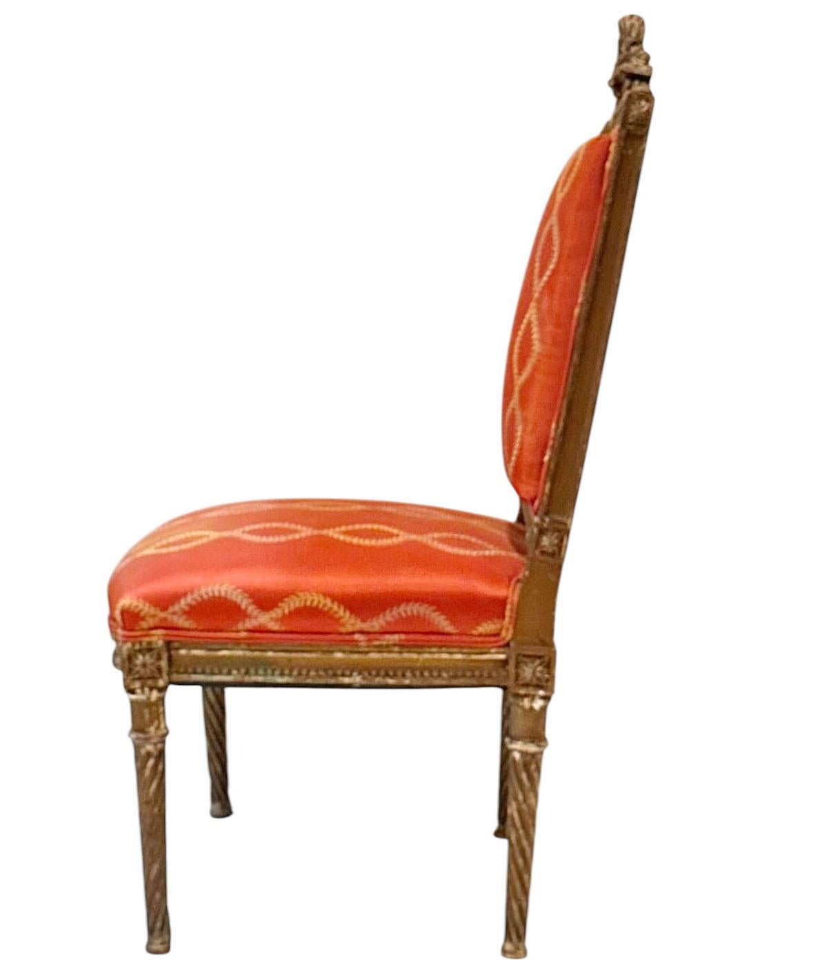 Antique French Side Chair For Sale 1