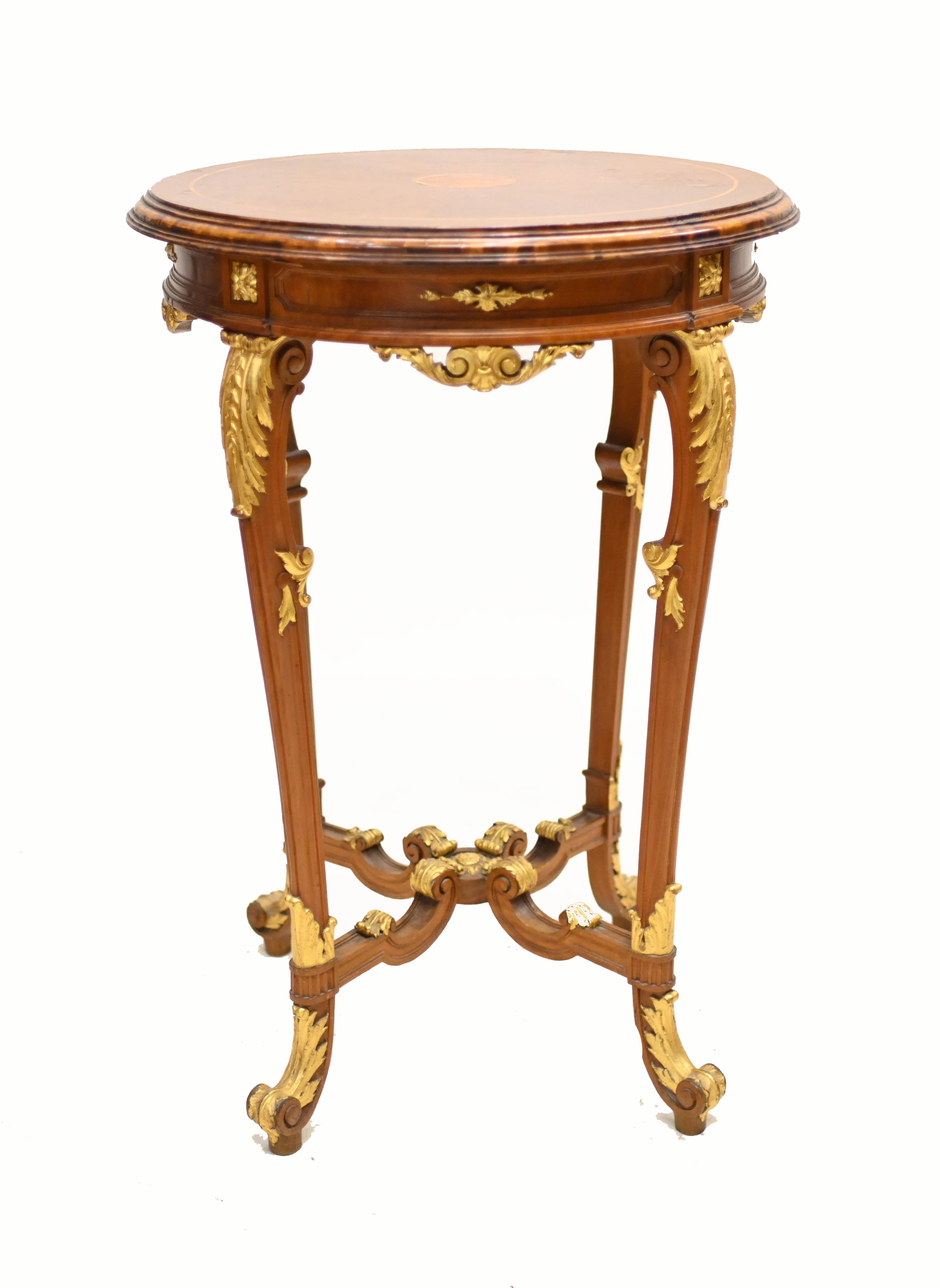 French Provincial Antique French Side Table 1890